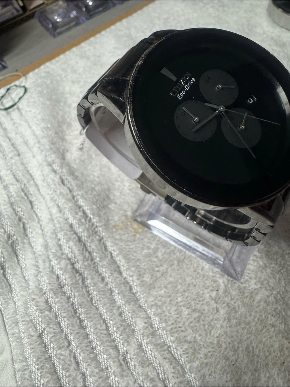 Citizen Eco-Drive Black Chronograph Watch